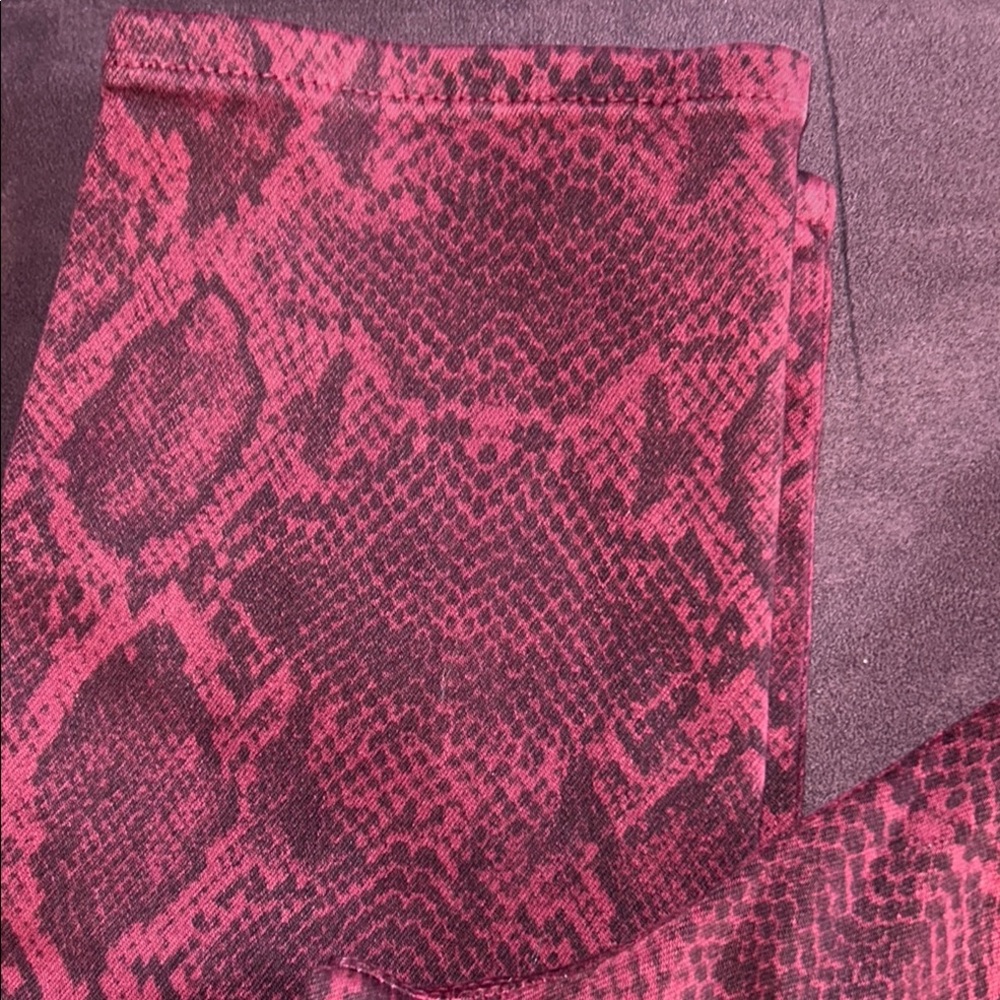 JBAND Size 30 Snake Print Ankle Length Skinny Jeans - Picture 7 of 8